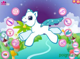 Скриншот игры Любимый единорог Картинка к игре Любимый единорог